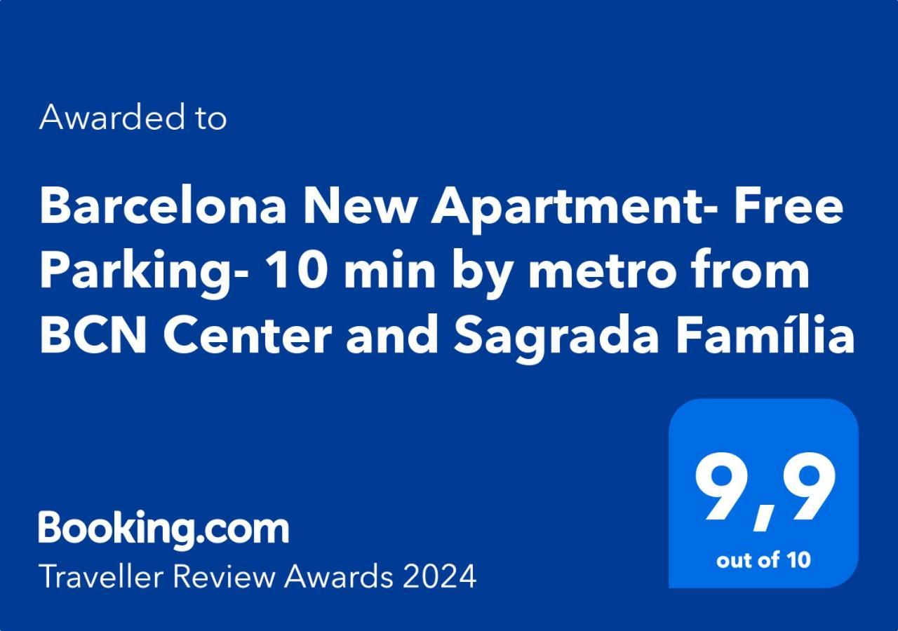 Barcelona Chic Apartments- Free Parking - 10 Min From Bcn City Centre By Metro Exterior photo